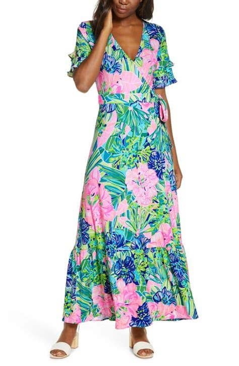 Lilly Pulitzer Dresses Maxi Wrap Dress Maxi Dress Online Maxi Dress