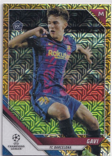 Topps Chrome Gavi Uefa Japan Edition Gold Refractor Rc