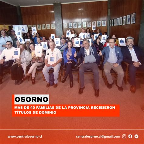 COMUNICACIONES CENTRAL OSORNO EIRL on Twitter MÁS DE 40 FAMILIAS DE