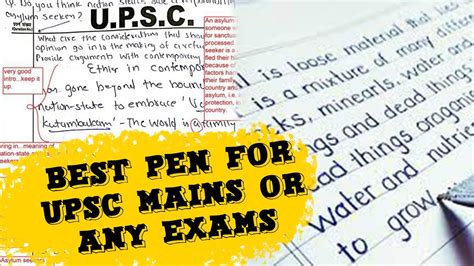 Best Pen For Upsc Mains Best Pen For Students Upsc Youtube