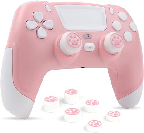 Amazon Ralan Pink Wireless Controller Compatible With Playstation