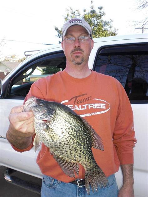 Great Big Ole Crappie On Bull Shoals Lake