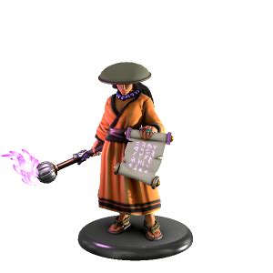 Class Project Warlock Made With Hero Forge