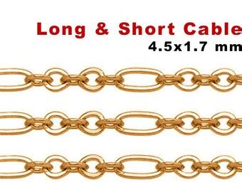 14K Gold Filled Diamond Shape Bar Chain 8x1 5 Mm 122 GF Etsy