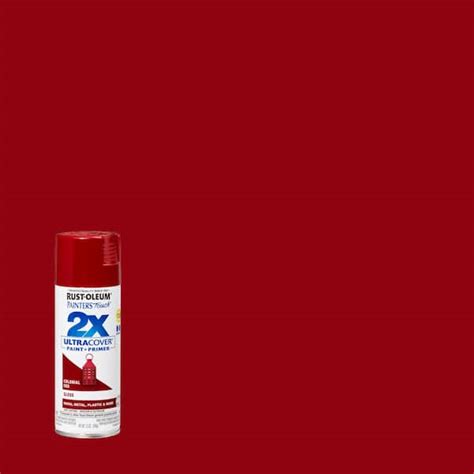 Rust Oleum Painter S Touch X Oz Gloss Colonial Red General Purpose