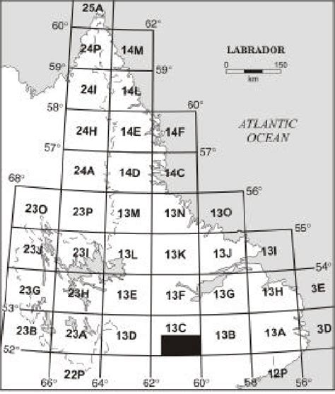 Nts Index Map Of Labrador Showing Location Of The 1999 Study Area