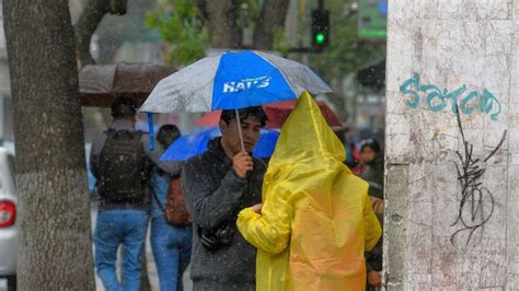 Clima hoy en México Pronostican lluvias puntuales muy fuertes en