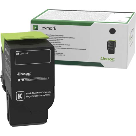 Lexmark Original High Yield Laser Toner Cartridge Black Each