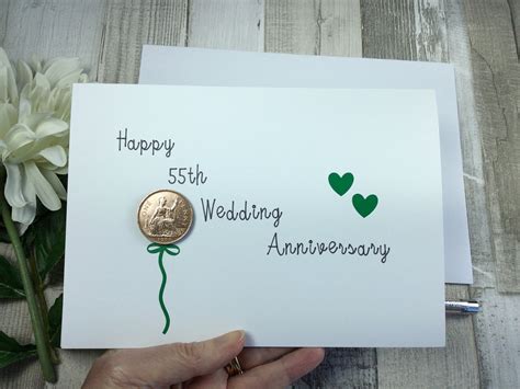 Th Wedding Anniversary Card Etsy