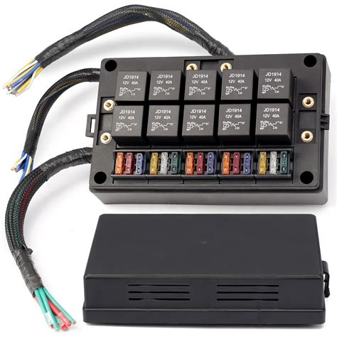 Amazon Pre Wired V Fuse Relay Box Slots Universal Relay Box