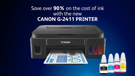 Canon G 2411 Printer Review Save Over 90 On Ink Cost Youtube