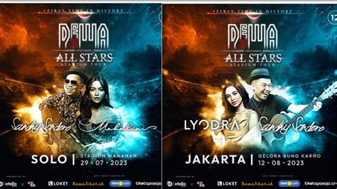 Dewa 19 Featuring ALL STARS Resmi Umumkan Special Guest Stars Sandhy