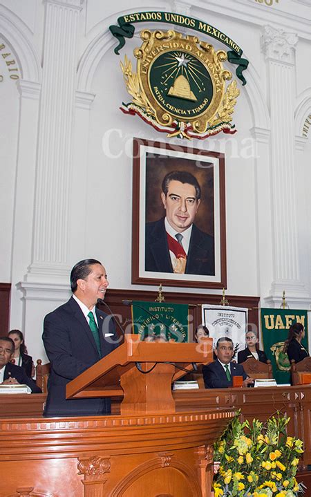 Jorge Olvera Rinde Tercer Informe De Actividades Al Frente De La UAEM