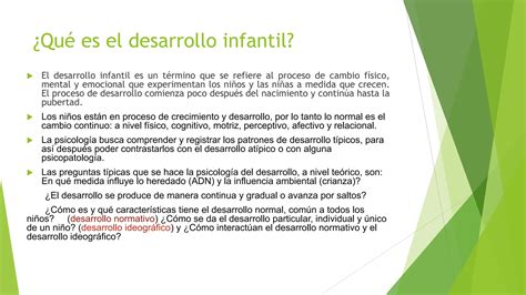 Diapositivas Desarrollo Infantil Generalidades PPT Descarga Gratuita