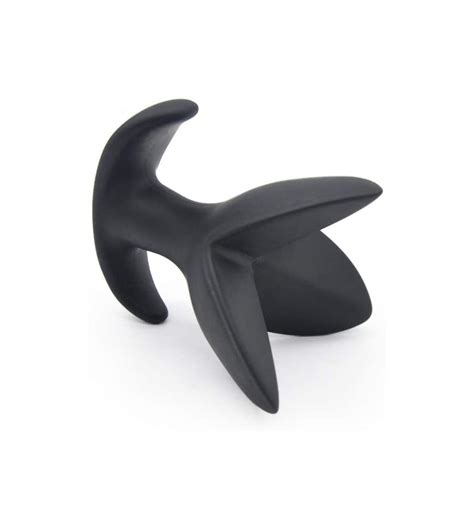 Silicone Flower Shape Anal Dilator Expanding Flared Anal Plug For