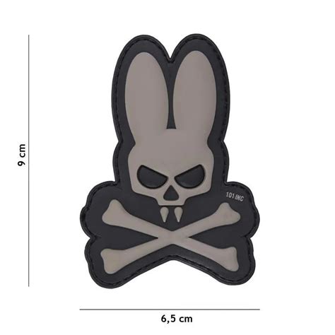 Patch Skull Bunny Velcro 3d Wargear