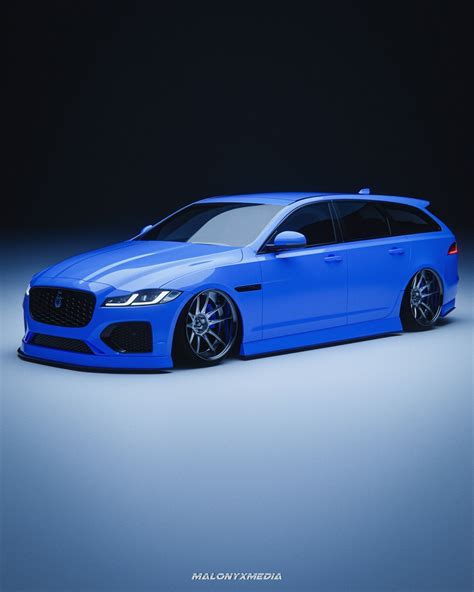 Simple But Cool Virtual Jaguar XF Sportbrake Body Kit Makes the Type 00