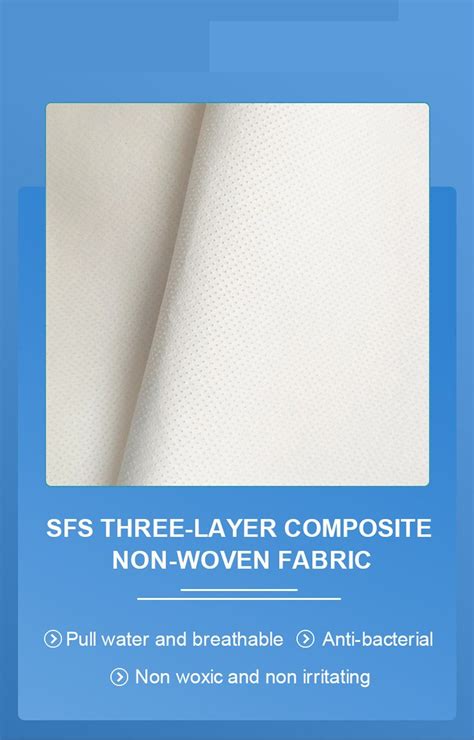 Buy Sfs Non Woven Fabric For Disposable Bed Sheet From Jinan Bio