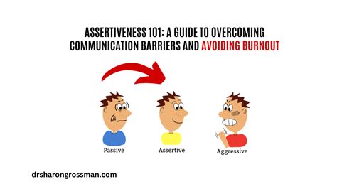 Assertiveness 101 A Guide To Overcoming Communication Barriers And Avoiding Burnout Dr