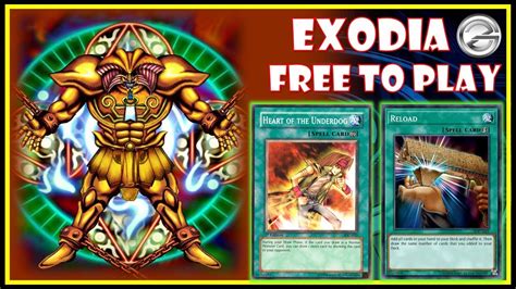 Yugioh Duel Links Exodia The Forbidden One Deck Draw Power Exodia