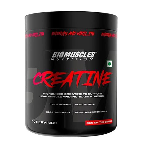 Bigmuscles Nutrition Creatine [155g 50 Servings] Sex On The Beach Micronized Creatine