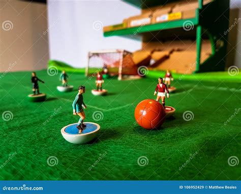 Subbuteo Football Men Vintage Toys Stock Image - Image of pictured ...