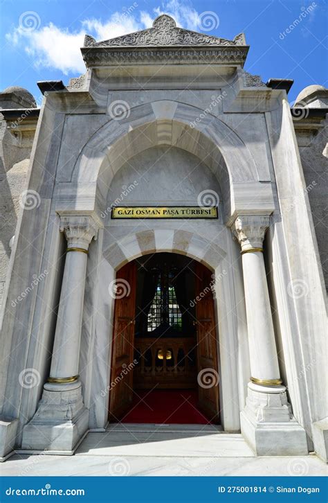 Gazi Osman Pasha Tomb editorial stock image. Image of arch - 275001814