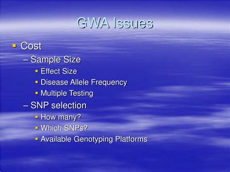 Ppt Genomewide Association Studies Powerpoint Presentation Free