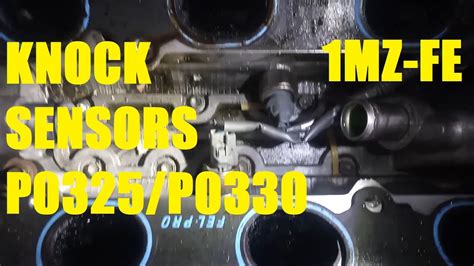 How To Replace Knock Sensors P0325 P0330 Toyota Highlander 3 0 V6 1MZ