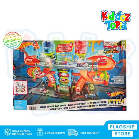 Jual Hotwheels Hot Wheels City Mega Tower Car Wash HDP05 Shopee Indonesia