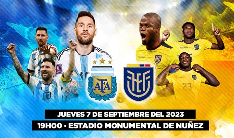 Es hoy es hoy Llegó el gran día Ecuador debuta ante Argentina en