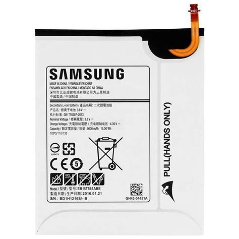 Batterie EB BT561ABE Samsung Galaxy Tab E 9 6 T560 T561 Origine