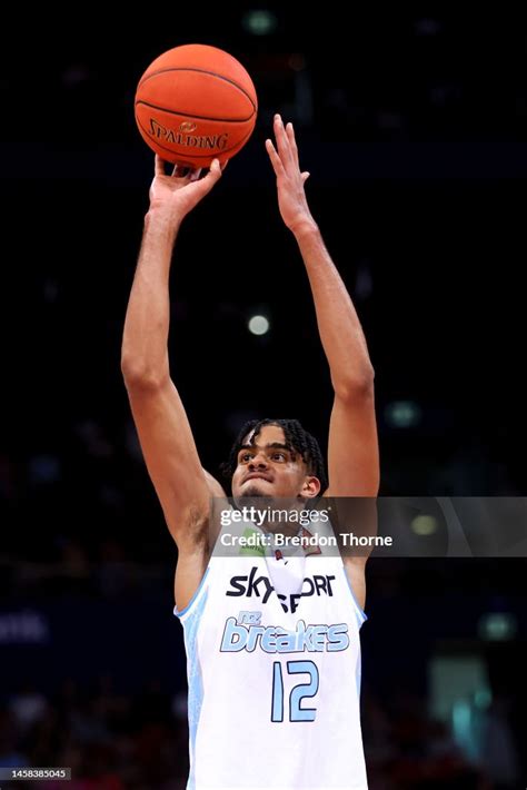 Rayan Rupert Of The Breakers Shoots A Free Throw During The Round 16