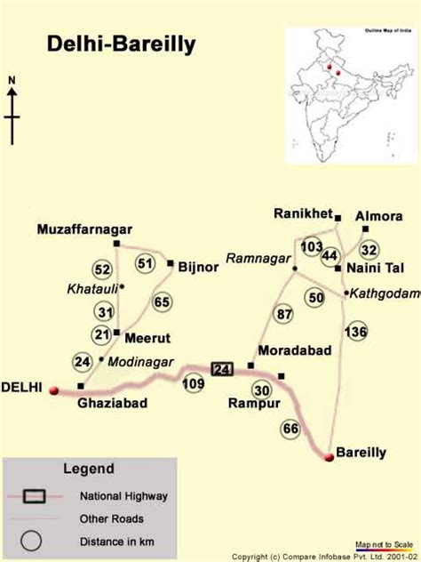 Bareilly On India Political Map