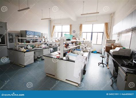 Modern Research Laboratory Interior Stock Image Image Of Focus