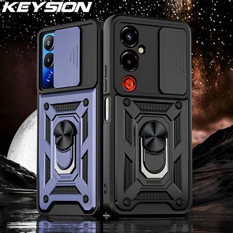 Keysion Shockproof Armor Case For Tecno Pova Pro Neo Slide Camera