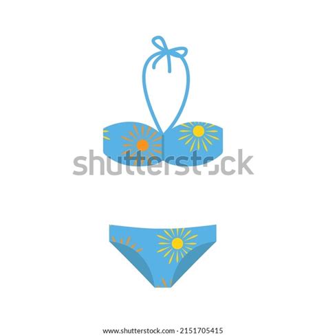 Lingerie Swimsuits Vector Stickers Woman Beach Stock Vector Royalty Free Shutterstock
