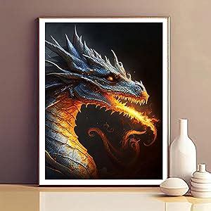 Amazon Igoodom Dragon D Diamond Art Painting Kit For Adults