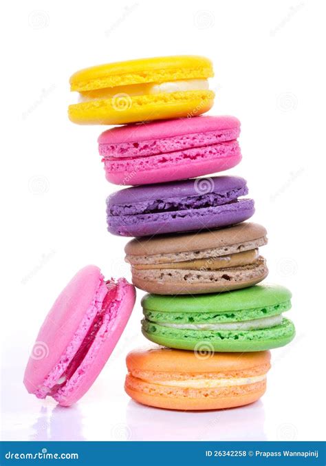 Assorted Colorful Macaroon Stock Photo Image Of Isolated 26342258