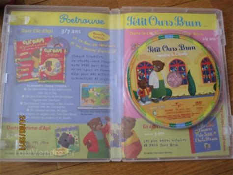 Dvd Petit Ours Brun Rentre L Cole La Jaudonni Re Films Vid O