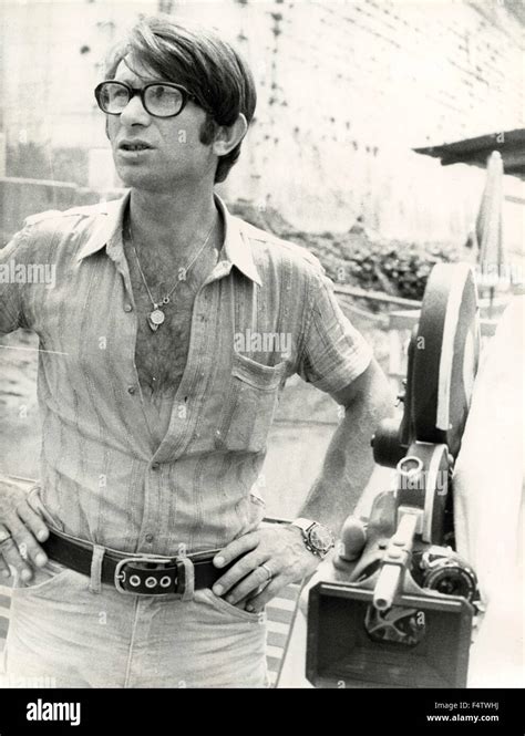Italian Singer Nicola Di Bari Next To A Camera Stock Photo Alamy