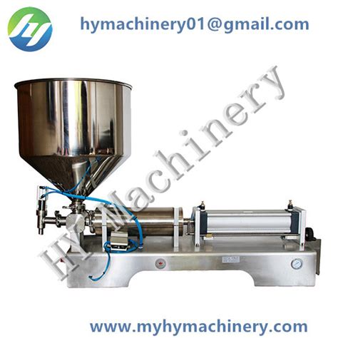 Semi Automatic Single Head Pneumatic Piston Paste Filling Machine