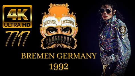 Michael Jackson Dangerous World Tour Bremen Germany 1992 4K FULL