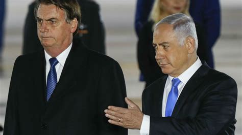 Presidente Brasileño Jair Bolsonaro Inicia Visita A Israel En Plena