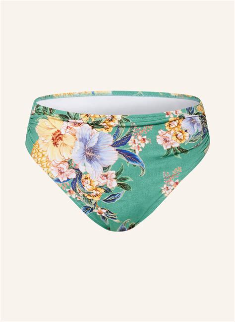 Lidea High Waist Bikini Hose PINEAPPLE SEA in grün gelb hellblau