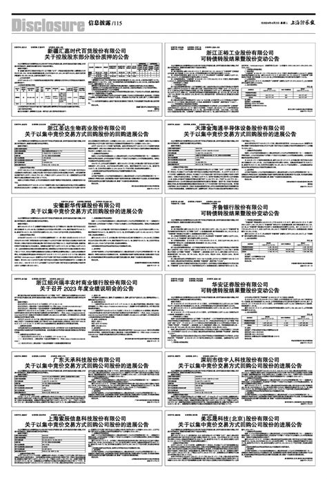 2024年04月02日 第115版：信息披露 上海证券报