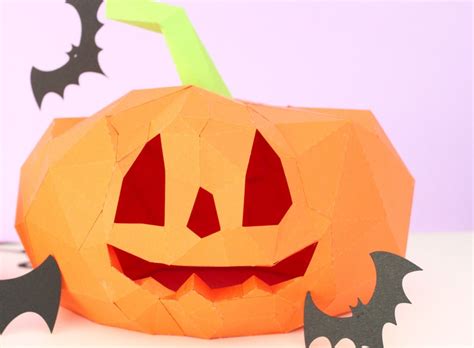 Halloween Decoration DIY Paper Pumpkin for Your Decoration in - Etsy