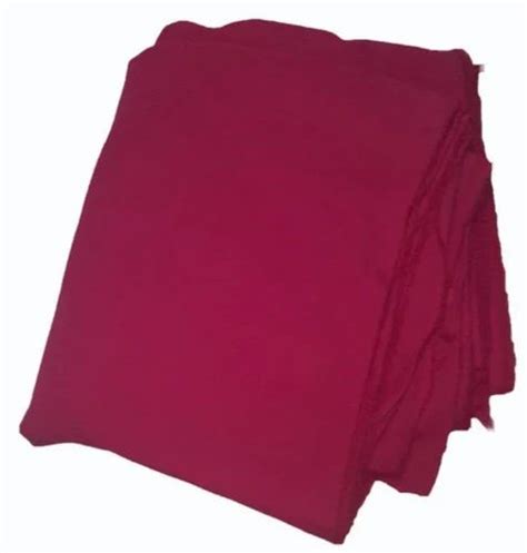 Inch Rani Pink Butter Crepe Plain Fabric At Rs Meter