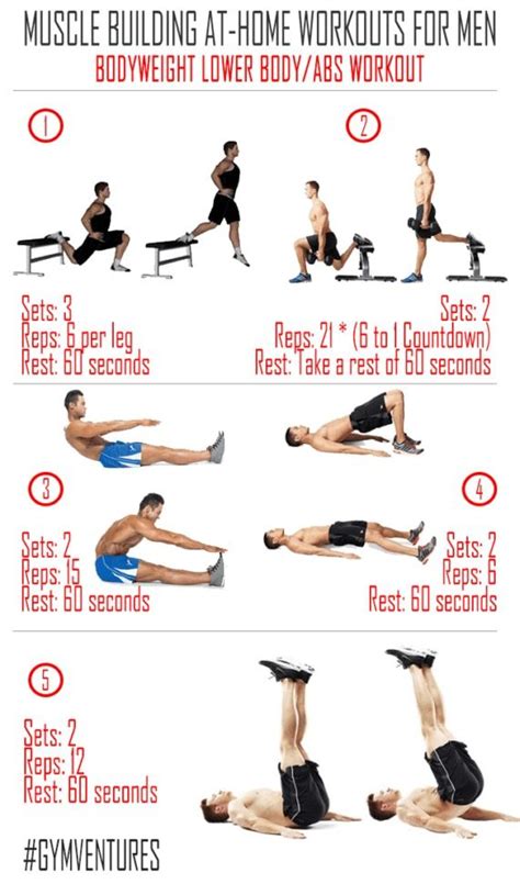 a poster showing how to do an exercise for men