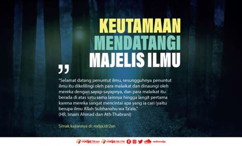 Hadits Shahih Mendatangi Majelis Ilmu Homecare